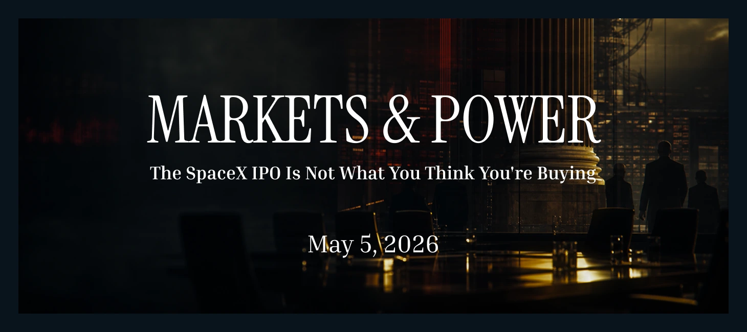 The SpaceX IPO Is Not What You Think You're Buying